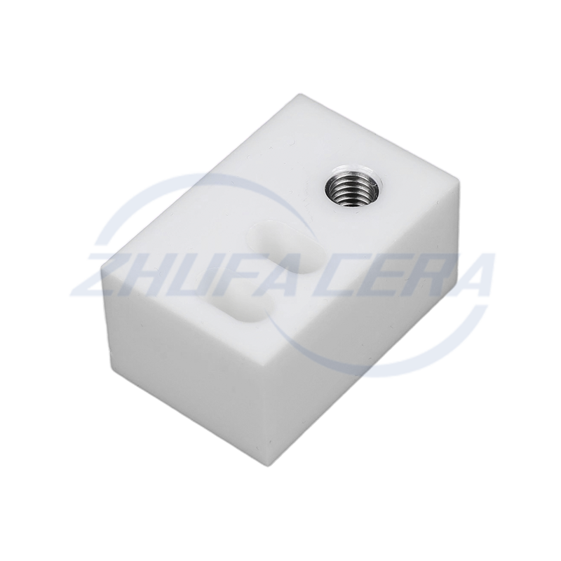 بلوک موقعیت یابی سرامیکی زیرکونیا با روکش فلزی رزوه ای