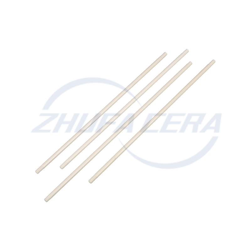 میله سرامیکی آلومینا رزوه ای